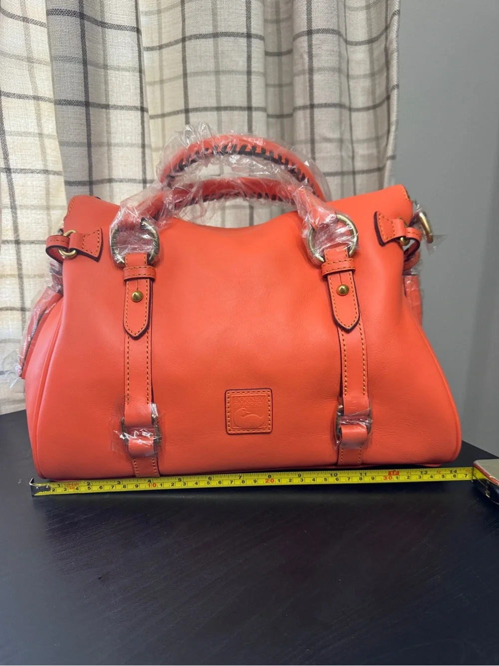 Dooney & Bourke Salmon Florentine Leather Satchel